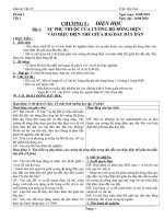 giáo án môn vật lý lớp 9