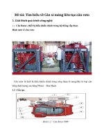Đề tài Tìm hiểu về Cân xi măng liên tục cân roto