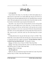 chuyên đề Kế toán doanh thu, chi phí và xác định kết quả hoạt động kinh doanh tại Công Ty Cổ Phần Y Phục Doanh Nhân