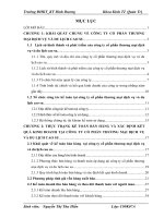 Kế toán bán hàng và xác định kết quả kinh doanh tại công ty cổ phần thương mại dịch vụ và du lịch cao su