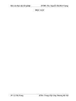 Kế toán tập hợp chi phí sản xuất và tính giá thành sản phẩm tại Công ty TNHH Thương mại Đoàn Thắng