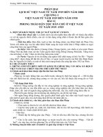 tài liệu luyện thi đại học môn lịch sử