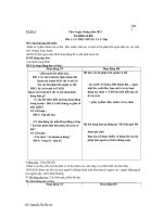 GIÁO ÁN TỰ NHIÊN XÃ HỘI LỚP 1