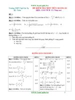 tổng hợp đề kiểm tra chương 3 tích phân