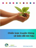 Chiến lược truyền thông về biến đổi khí hậu