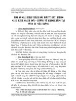 đề tài một số giải pháp nhằm đổi mới tư duy phong cách kinh doanh mới hướng về khách hàng tại công ty viễn thông