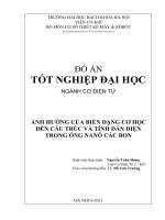 ẢNH HƯỞNG CỦA BIẾN DẠNG CƠ HỌC ĐẾN CẤU TRÚC VÀ TÍNH DẪN ĐIỆN TRONG ỐNG NANÔ CÁC BON