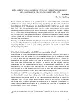 KIỂM SOÁT TỪ NGOÀI - GIẢI PHÁP NÂNG CAO CHẤT LƯỢNG KIỂM TOÁN BÁO CÁO TÀI CHÍNH CÁC DOANH NGHIỆP NIÊM YẾT