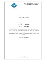 GIÁO TRÌNH CƠ KỸ THUẬT đầy đủ