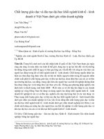 Chất lượng giáo dục và đào tạo đại học khối ngành kinh tế - kinh doanh ở Việt Nam dưới góc nhìn doanh nghiệp