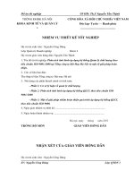 Phân tích tình hình áp dụng hệ thống Quản lý chất lượng theo tiêu chuẩn ISO 9001:2008 tại Tổng công ty Dệt May Hà Nội và một số giải pháp hoàn thiện