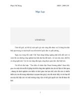 tiểu luận tìm hiểu về nhiên liệu diesel thương phẩm