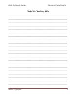 Phân tích và thiết kế hệ thống thông tin quản lýcán bộ tại Công Ty Cổ Phần Khách Sạn Sài Gòn