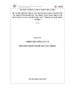 BÁO CÁO THIẾT KẾ CÔNG CỤ VÀ PHƯƠNG PHÁP ĐÁNH GIÁ TÁC ĐỘNG Phương pháp, Công cụ Nghiên cứu Tác động của Hội nhập đến Nông nghiệp, Nông thôn