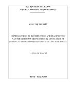 Đánh giá trình độ đọc hiểu tiếng Anh của sinh viên năm thứ hai so với Khung trình độ chung châu Âu (Nghiên cứu trường hợp tại Viện Kinh Tế và Công Nghệ Đông Á