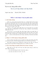 Dự án xây dựng phần mềm xử lý số liệu khảo sát địa hình