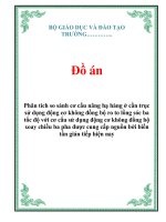 Phân tích so sánh cơ cấu nâng hạ hàng ở cần trục sử dụng động cơ không đồng bộ ro to lồng sóc ba tốc độ với cơ cấu sử dụng động cơ không đồng bộ xoay chiều ba pha được cung cấp nguồn bởi biến tần gián tiếp hiện nay