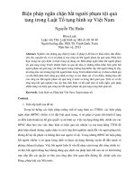 Biện pháp ngăn chặn bắt người phạm tội quả tang trong Luật Tố tụng hình sự Việt Nam