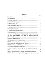 Quản lí công tác bồi dưỡng giáo viên tập sự tại trường Cao đẳng nghề Công nghệ và Nông lâm Đông Bắc