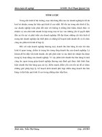 Phân tích doanh thu bán hàng tại công ty cổ phần Toyota Vinh