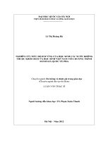 Nghiên cứu mức độ đáp ứng của học sinh các nước không thuộc khối OECD và học sinh Việt Nam với chương trình đánh giá Quốc tế PISA
