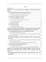 GIẢI PHÁP NHẰM HOÀN THIỆN NGHIỆP VỤ BẢO LÃNH ĐỐI VỚI KHÁCH HÀNG LÀ DOANH NGHIỆP VỪA VÀ NHỎ TẠI NGÂN HÀNG TMCP CÔNG THƯƠNG VIỆT NAM – CHI NHÁNH HAI BÀ TRƯNG