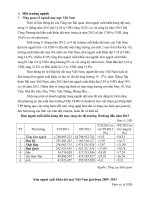 Môi trường ngành  Quản trị chiến lược kinh doanh quốc tế