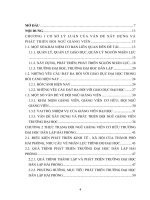 Những giải pháp xây dựng và phát triển đội ngũ giảng viên cơ hữu trường Đại học Dân lập Hải Phòng đáp ứng yêu cầu trong giai đoạn hiện nay