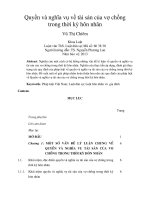 Quyền và nghĩa vụ về tài sản của vợ chồng trong thời kỳ hôn nhân
