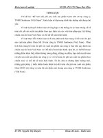 Kế toán chi phí sản xuất sản phẩm Chảo SH 30 tại công ty TNHH Sunhouse (Việt Nam)