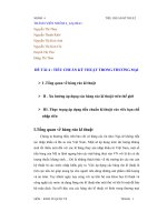 Tiểu chuẩn kỹ thuật trong thương mại - Luận văn, đồ án, đề tài tốt nghiệp