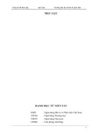 Hoàn thiện công tác thẩm định dự án đầu tư tại Ngân hàng TMCP Công Thương chi nhánh Thăng Long