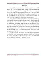 Phân tích hiệu quả sử dụng vốn tại Công ty TNHH ESD Việt Nam