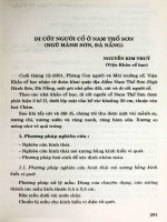 Di cốt người cổ ở Nam Thổ Sơn( Ngũ Hành Sơn, Đà Nẵng.PDF