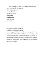 Báo cáo cảm biến đo lường