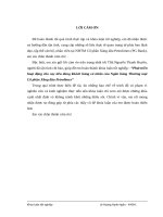 Phát triển hoạt động cho vay tiêu dùng khách hàng cá nhân của Ngân hàng Thương mại Cổ phần Xăng dầu Petrolimex