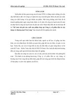 Kế toán chi phí sản xuất sản phẩm thép tại Công ty cổ phần đầu tư xây dựng và thương mại Cửu Long