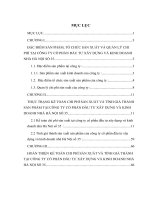 Hoàn thiện kế toán tập hợp chi phí sản xuất và tính giá thành sản phẩm tại Công ty cổ phần đầu tư xây dựng và kinh doanh nhà Hà Nội số 35