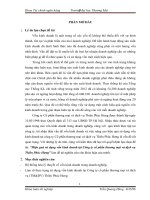 Hiệu quả sử dụng vốn kinh doanh tại Công ty cổ phần thương mại và dịch vụ Thiên Phúc Hưng