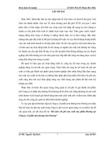 Kế toán chi phí sản xuất sản phẩm Đường tại Công ty cổ phần mía đường Sơn Dương