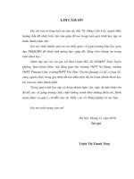 Biện pháp quản lý giáo dục đạo đức cho học sinh ở các trường trung học phổ thông huyện Na Hang tỉnh Tuyên Quang