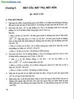Bài giảng 22 Mặt cầu mặt trụ mặt nón luyện thi tốt nghiệp THPT quốc gia 2015