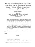 Thế chấp quyền sử dụng đất của hộ gia đình - Thực tiễn áp dụng tại Ngân hàng thương mại Quốc tế Việt Nam - Đề xuất giải pháp hoàn thiện các quy định của pháp luật