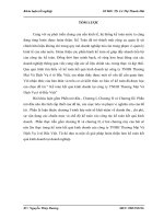 Kế toán kết quả kinh doanh tại công ty TNHH Thương Mại Và Dịch Vụ ô tô Bắc Việt