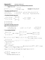 Chuyên đề  ôn thi tốt nghiệp THPT quốc gia 2015