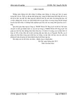 Kế toán chi phí và tính giá thành dịch vụ vận tải tại Công ty TNHH TM & DV Hưng Lịch