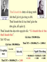 Bài giảng môn học thuế giá trị gia tăng