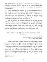 Hoạt động team building trong incentive tour ở Việt Nam