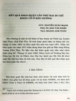 Kết quả khai quật lần thứ hai di chỉ khảo cổ ở Khu Đường.PDF