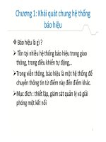 Bài giảng môn hệ thống báo hiệu